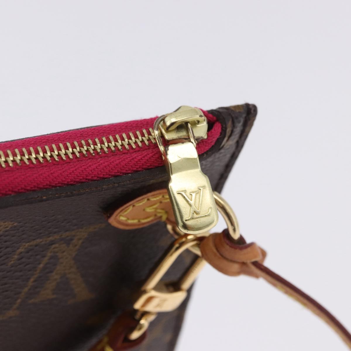 LOUIS VUITTON Monogram Neverfull MM Pouch LV Auth 201236A