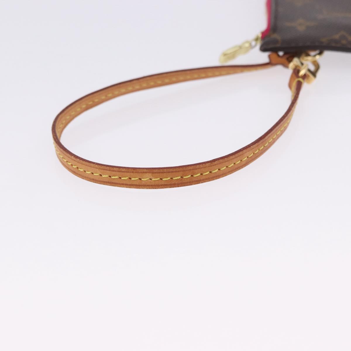 LOUIS VUITTON Monogram Neverfull MM Pouch LV Auth 201236A
