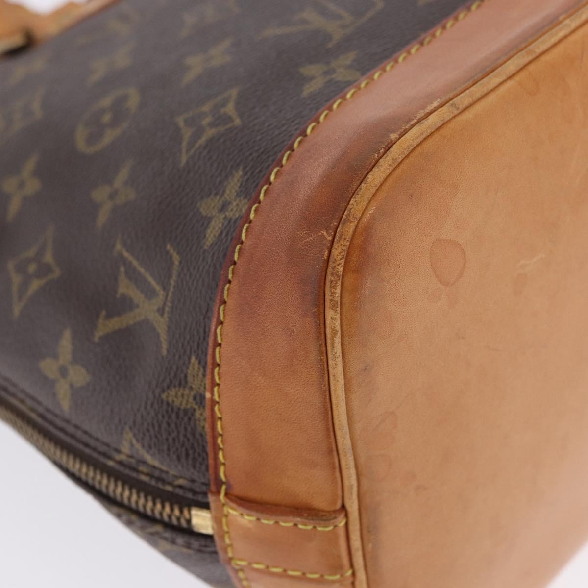 LOUIS VUITTON Monogram Alma Hand Bag M51130 LV Auth 201241