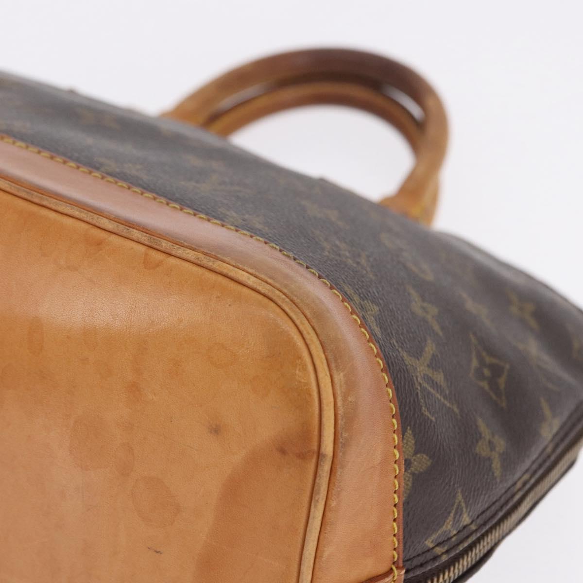 LOUIS VUITTON Monogram Alma Hand Bag M51130 LV Auth 201241