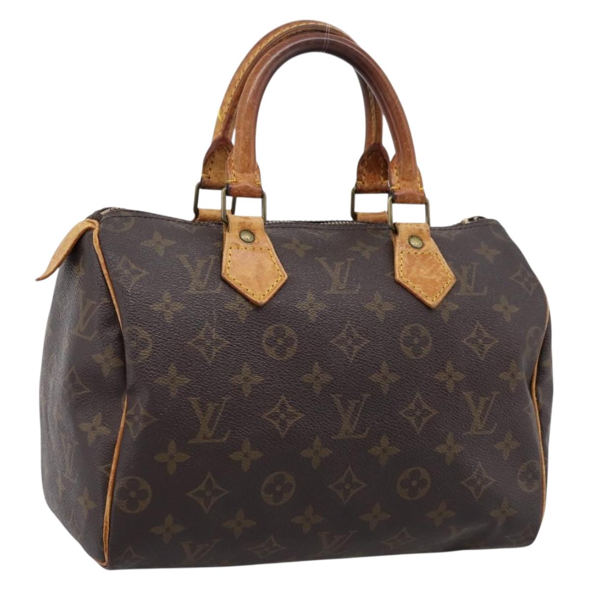 LOUIS VUITTON Monogram Speedy 25 Hand Bag M41528 LV Auth 201242