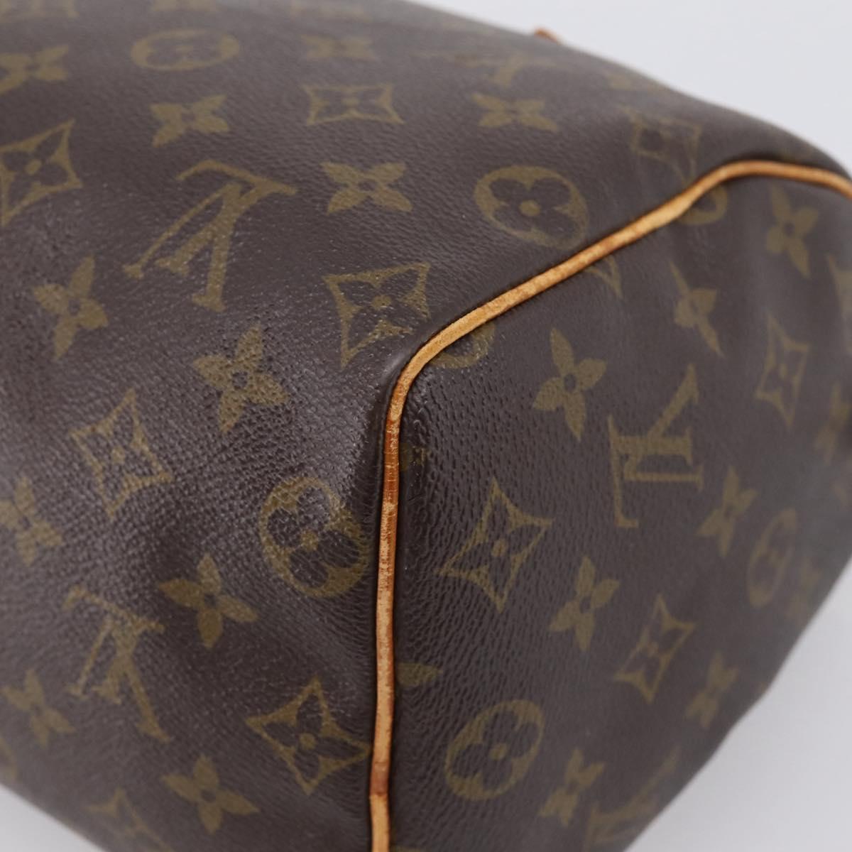 LOUIS VUITTON Monogram Speedy 25 Hand Bag M41528 LV Auth 201242