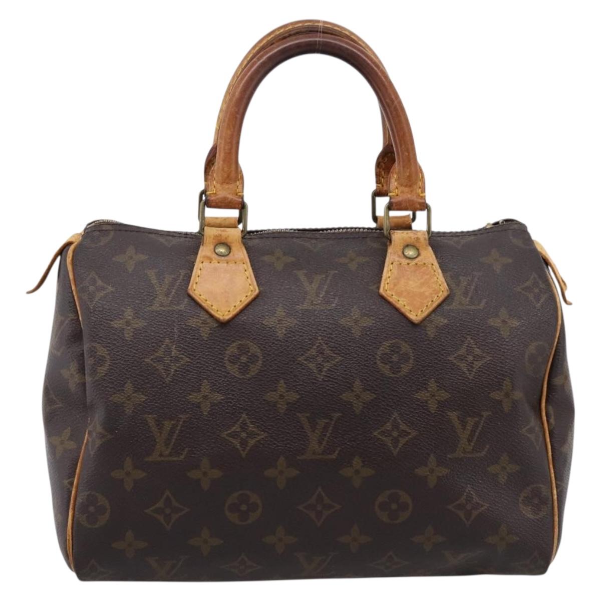 LOUIS VUITTON Monogram Speedy 25 Hand Bag M41528 LV Auth 201242