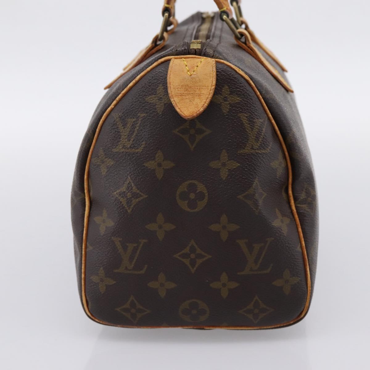 LOUIS VUITTON Monogram Speedy 25 Hand Bag M41528 LV Auth 201242