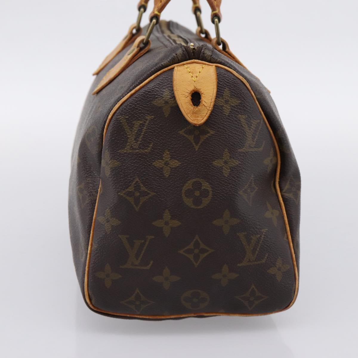 LOUIS VUITTON Monogram Speedy 25 Hand Bag M41528 LV Auth 201242
