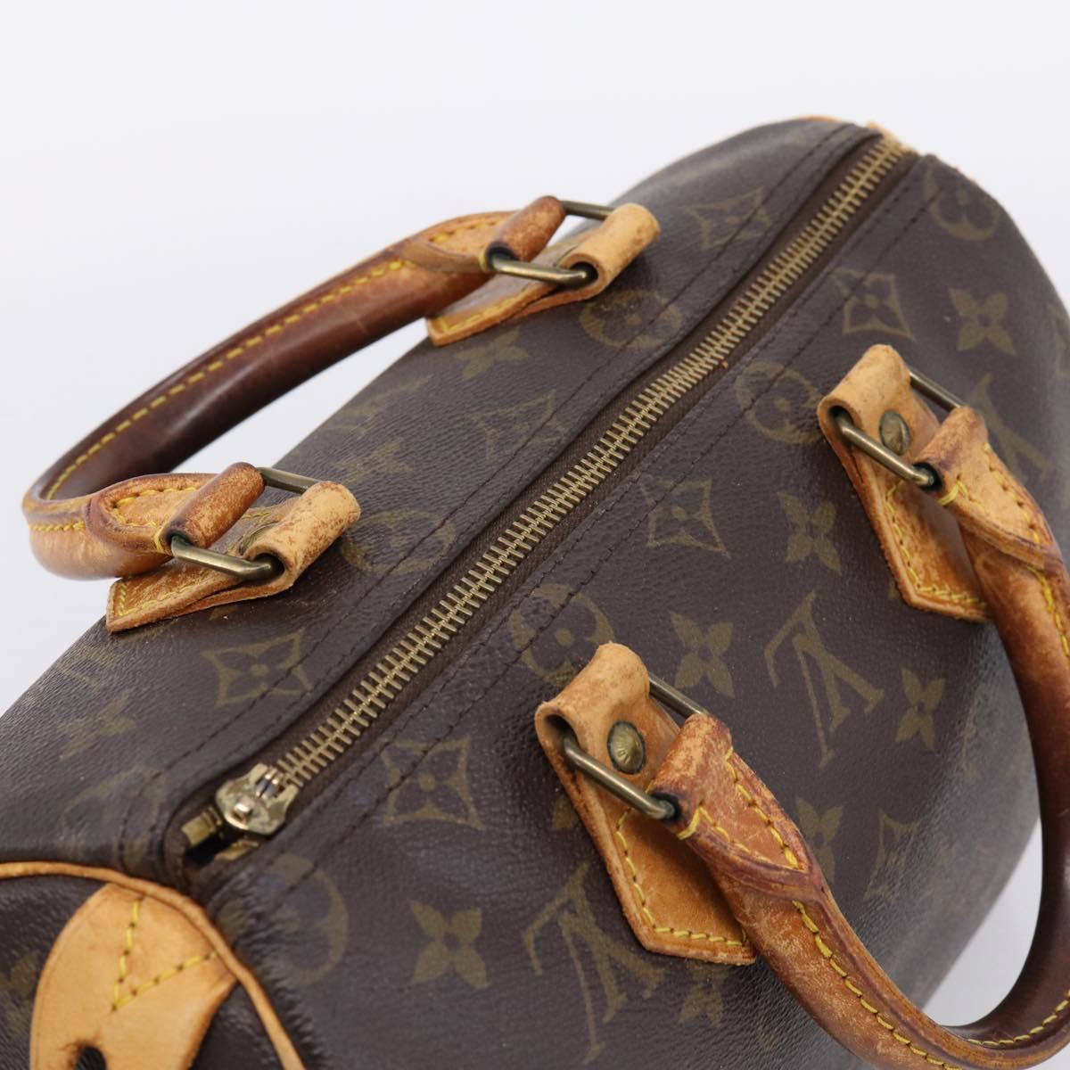 LOUIS VUITTON Monogram Speedy 25 Hand Bag M41528 LV Auth 201242