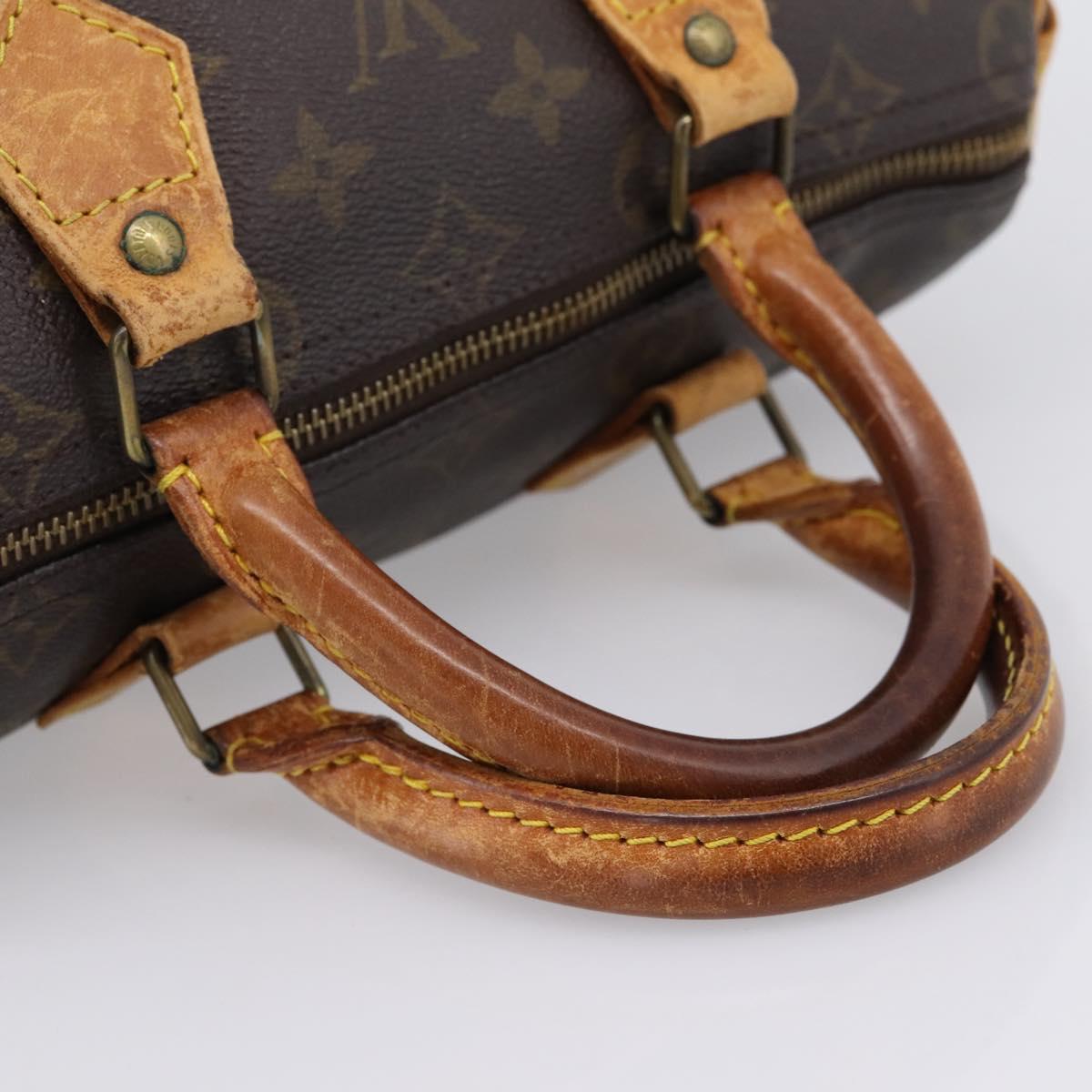 LOUIS VUITTON Monogram Speedy 25 Hand Bag M41528 LV Auth 201242