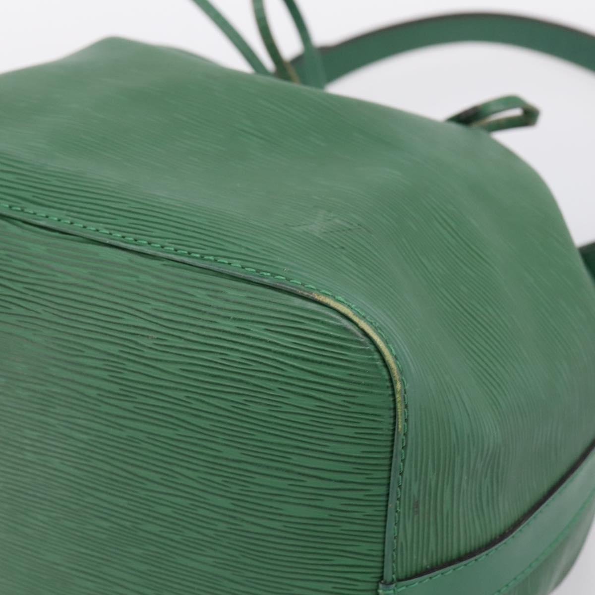 LOUIS VUITTON Epi Petit Noe Shoulder Bag Green M44104 LV Auth 201250A
