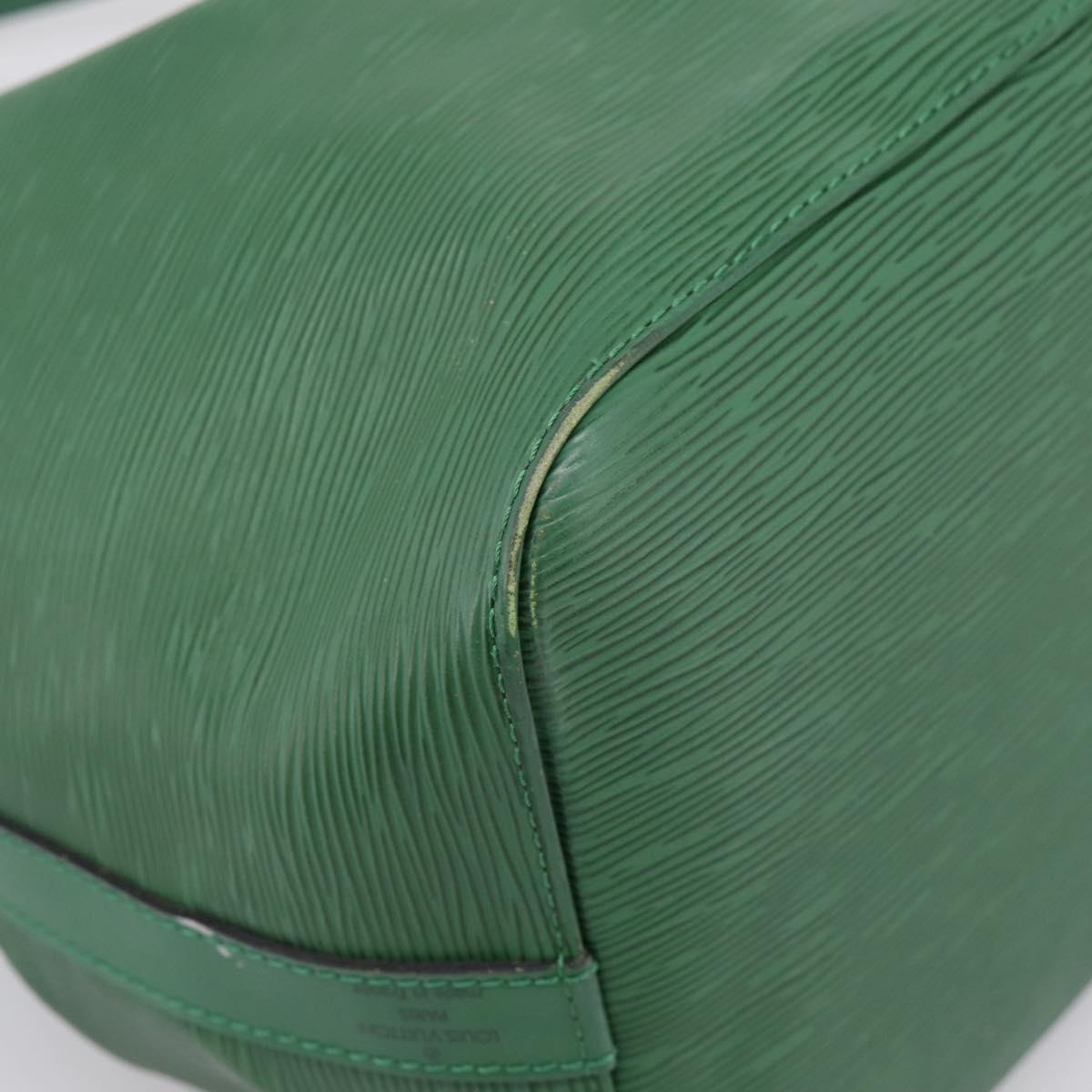 LOUIS VUITTON Epi Petit Noe Shoulder Bag Green M44104 LV Auth 201250A
