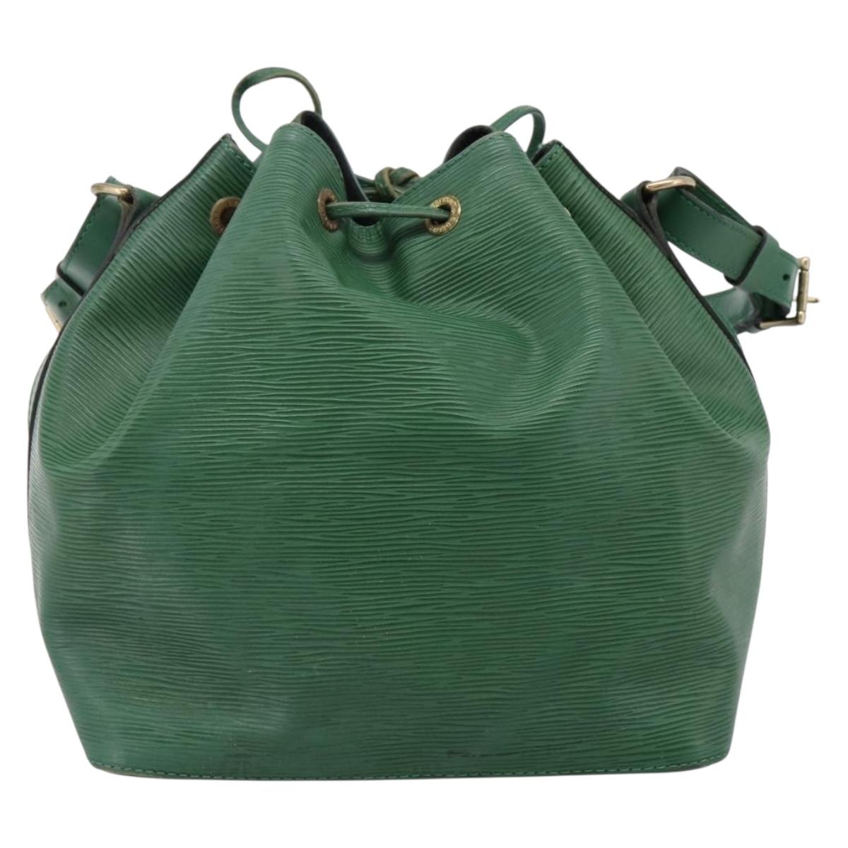 LOUIS VUITTON Epi Petit Noe Shoulder Bag Green M44104 LV Auth 201250A