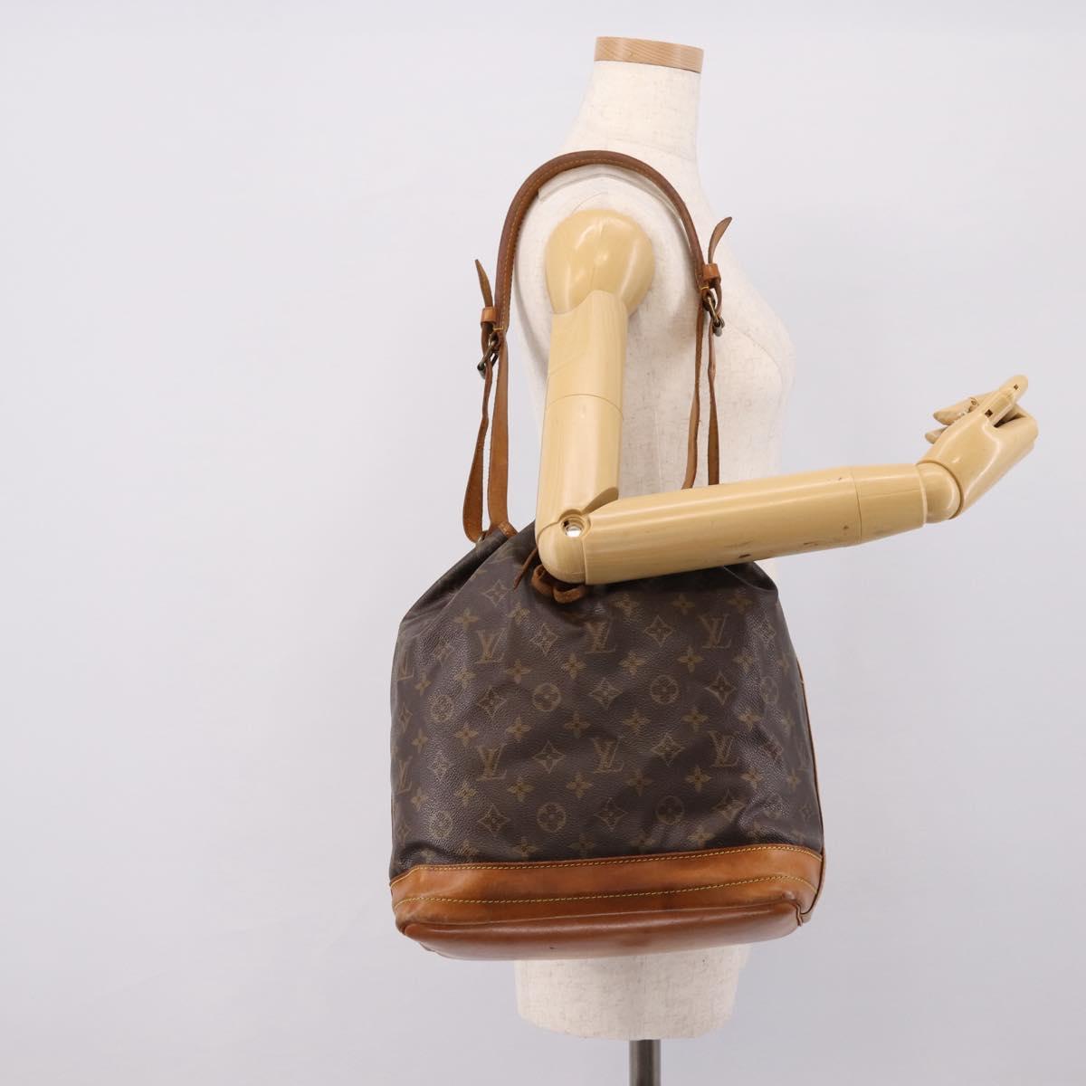 LOUIS VUITTON Monogram Noe Shoulder Bag M42224 LV Auth 201253A