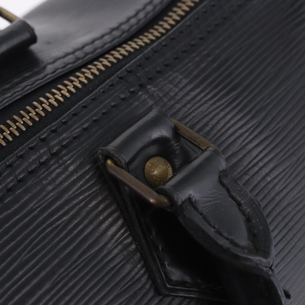 LOUIS VUITTON Epi Speedy 30 Hand Bag Noir black M43002 LV Auth 201256