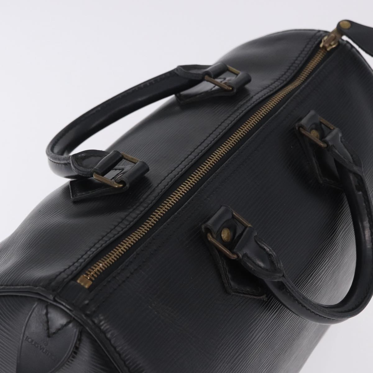 LOUIS VUITTON Epi Speedy 30 Hand Bag Noir black M43002 LV Auth 201256