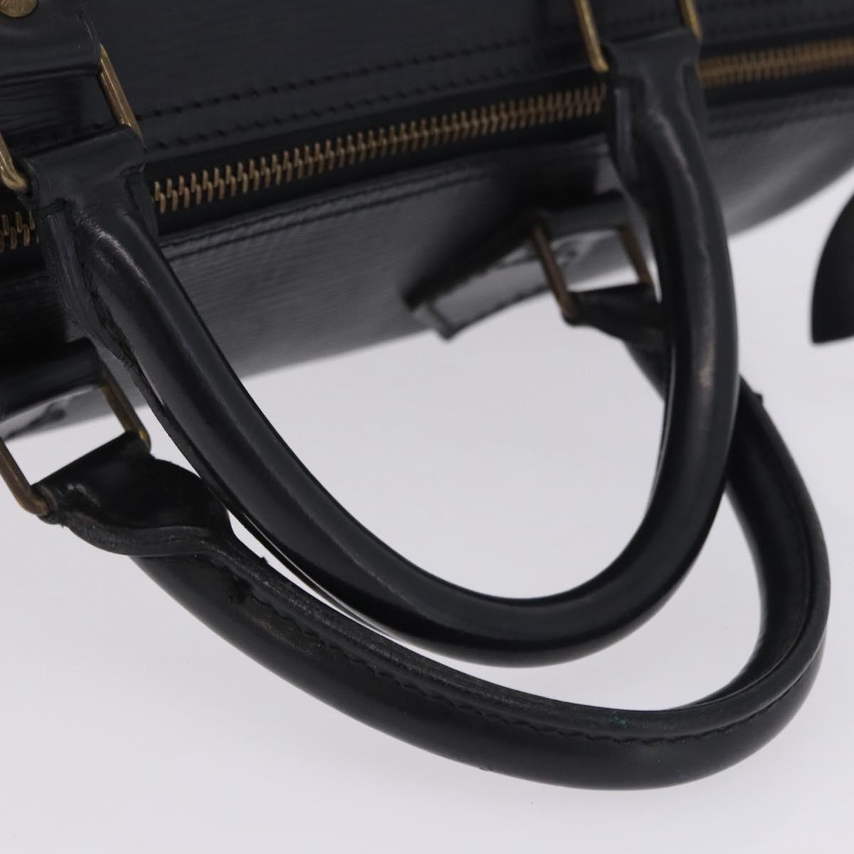 LOUIS VUITTON Epi Speedy 30 Hand Bag Noir black M43002 LV Auth 201256