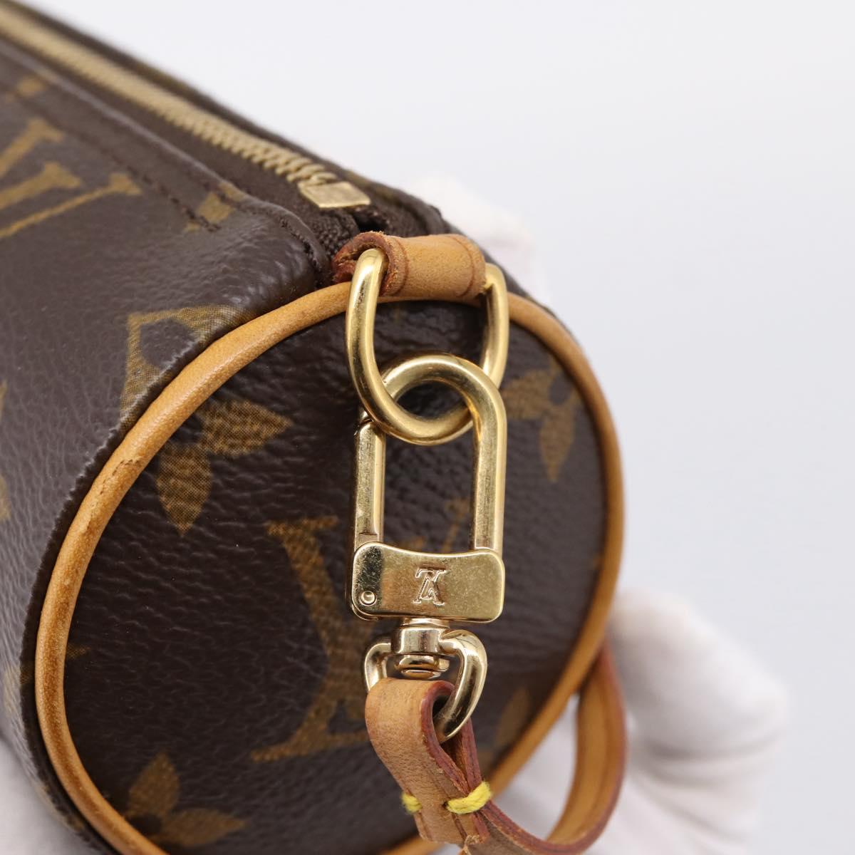 LOUIS VUITTON Monogram Papillon Pouch Pouch LV Auth 201261A