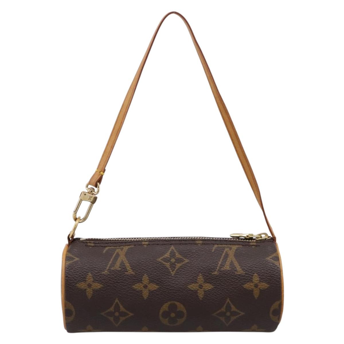 LOUIS VUITTON Monogram Papillon Pouch Pouch LV Auth 201261A