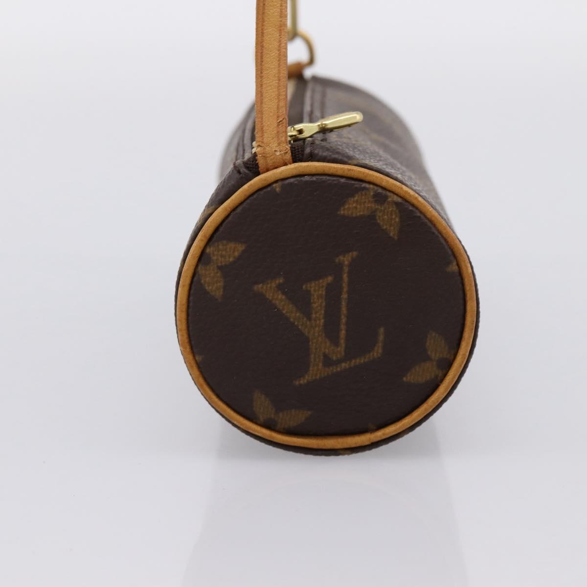 LOUIS VUITTON Monogram Papillon Pouch Pouch LV Auth 201261A
