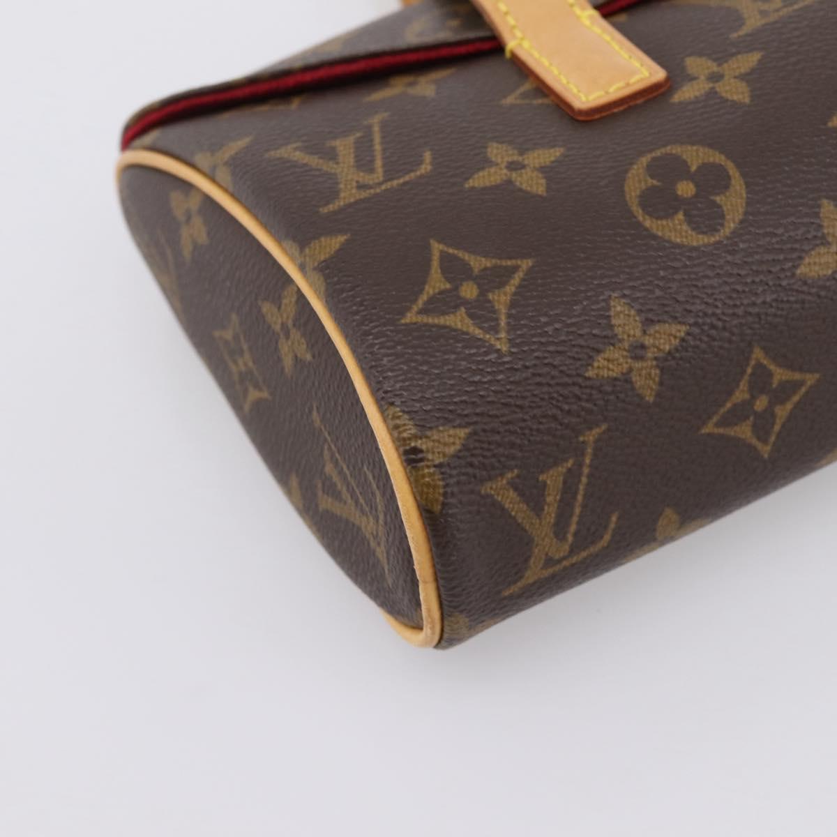 LOUIS VUITTON Monogram Sonatine Hand Bag M51902 LV Auth 201268V