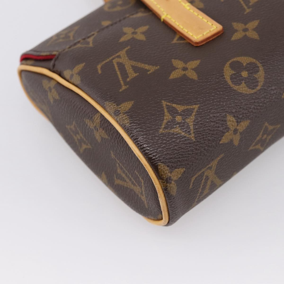 LOUIS VUITTON Monogram Sonatine Hand Bag M51902 LV Auth 201268V
