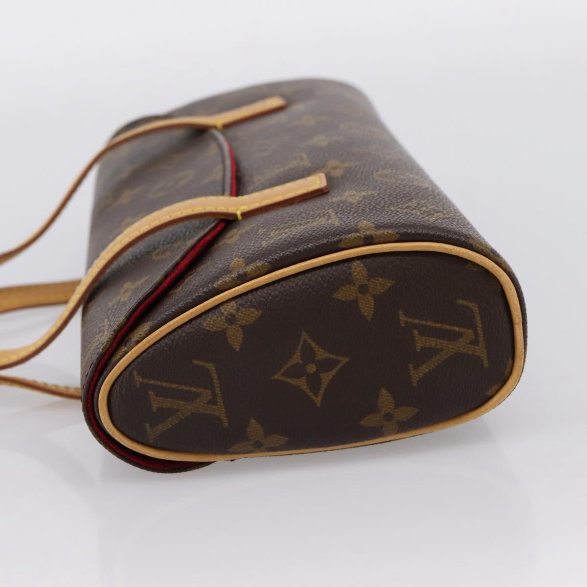 LOUIS VUITTON Monogram Sonatine Hand Bag M51902 LV Auth 201268V