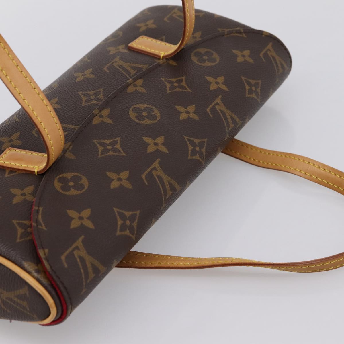 LOUIS VUITTON Monogram Sonatine Hand Bag M51902 LV Auth 201268V
