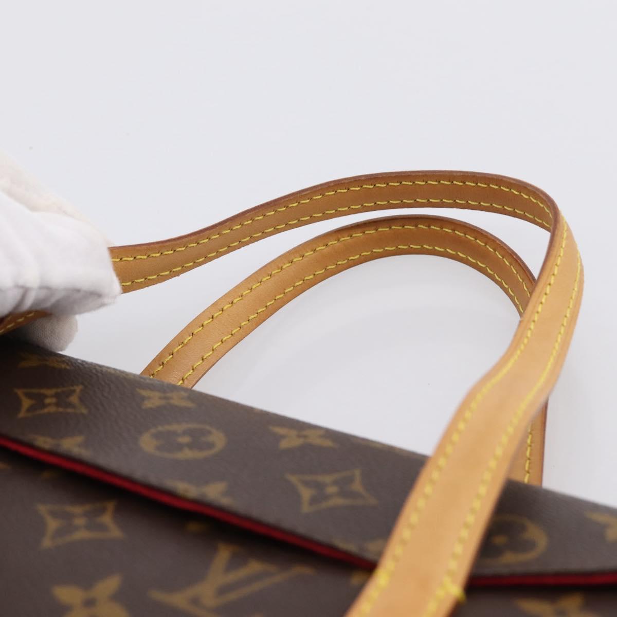 LOUIS VUITTON Monogram Sonatine Hand Bag M51902 LV Auth 201268V