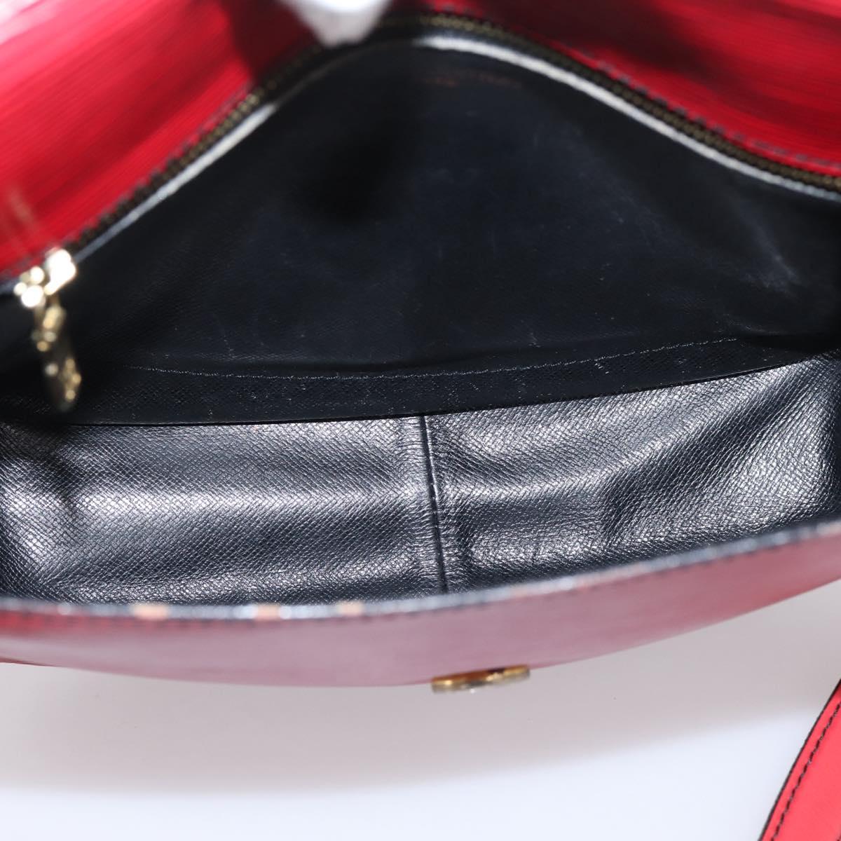LOUIS VUITTON Epi Saint Cloud GM Shoulder Bag Red M52197 LV Auth 201273