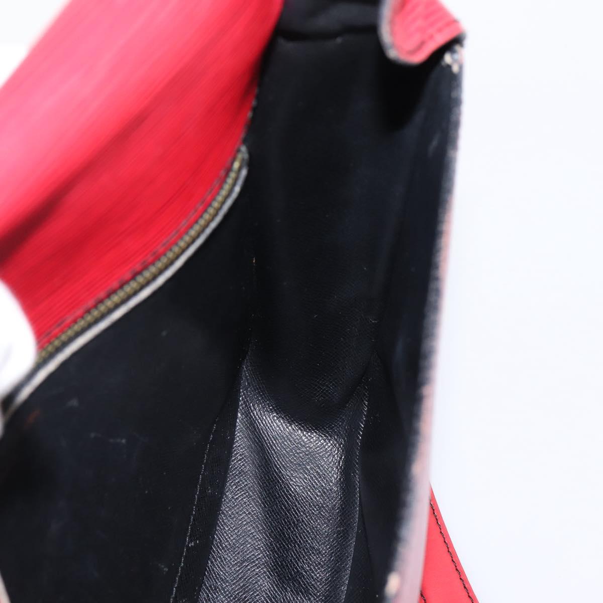 LOUIS VUITTON Epi Saint Cloud GM Shoulder Bag Red M52197 LV Auth 201273