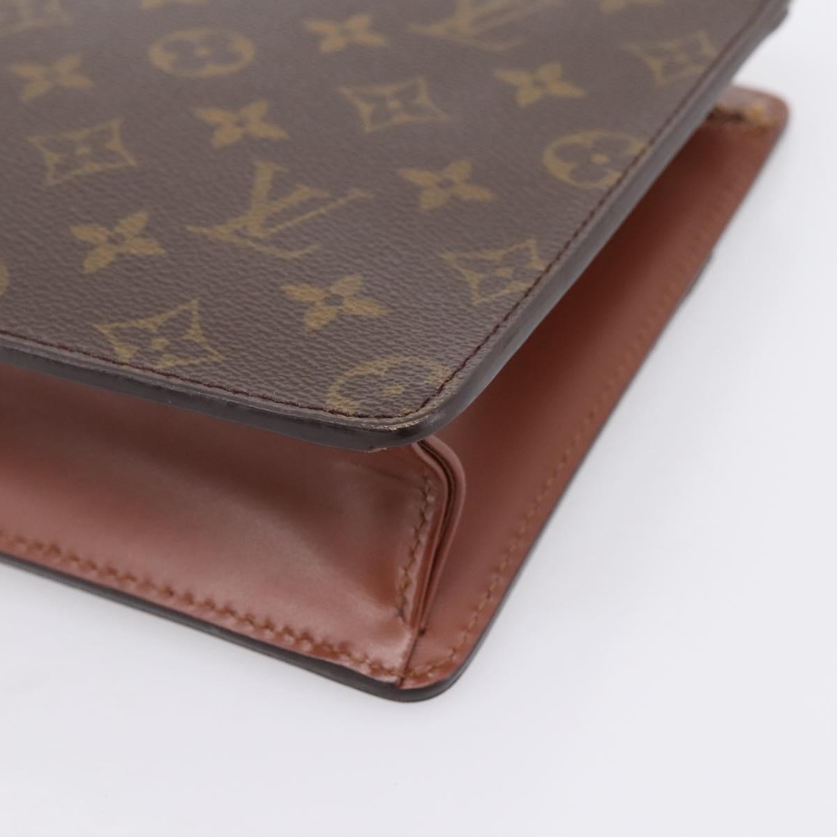 LOUIS VUITTON Monogram Pochette Homme Clutch Bag M51795 LV Auth 201275