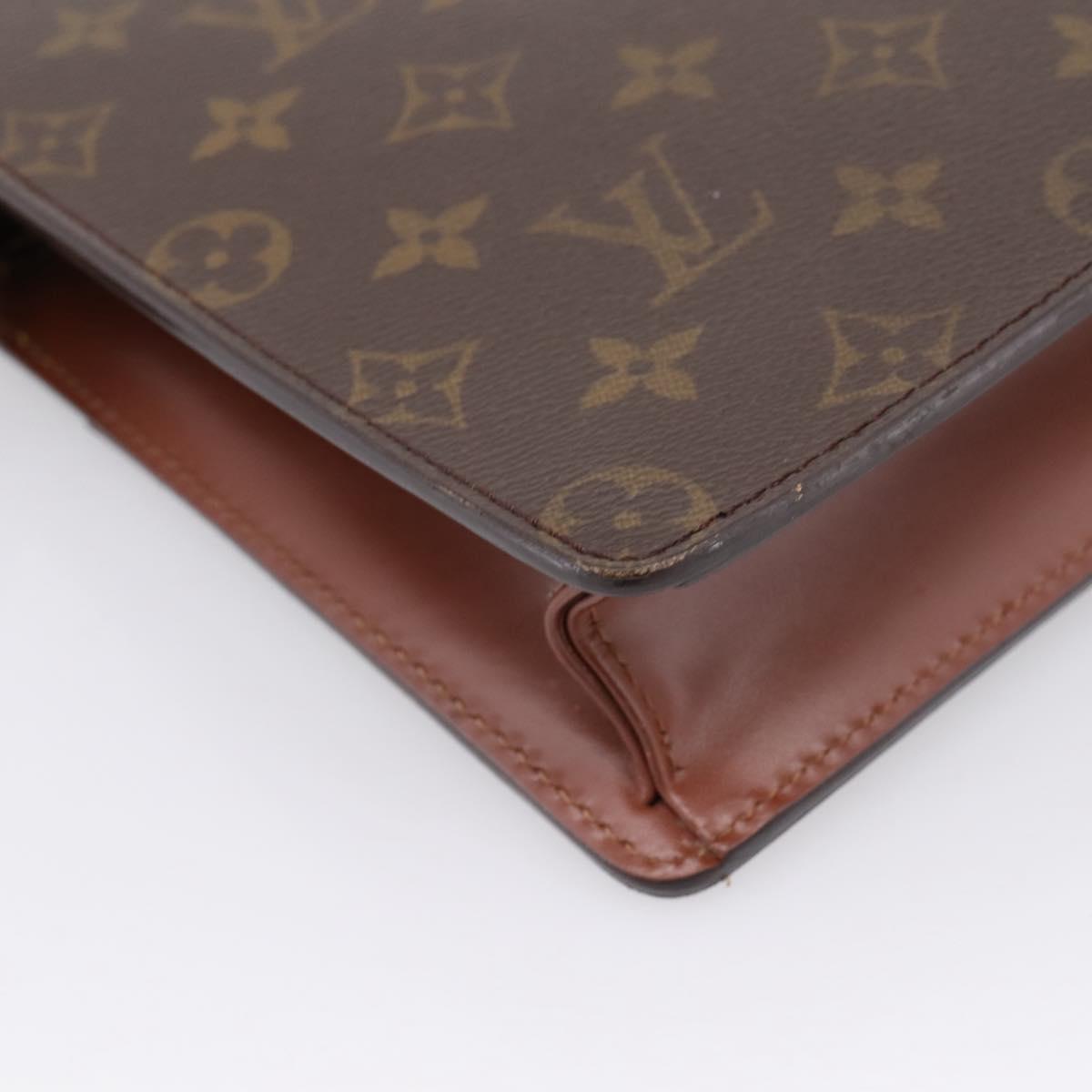 LOUIS VUITTON Monogram Pochette Homme Clutch Bag M51795 LV Auth 201275