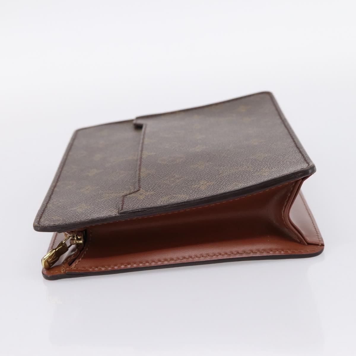 LOUIS VUITTON Monogram Pochette Homme Clutch Bag M51795 LV Auth 201275