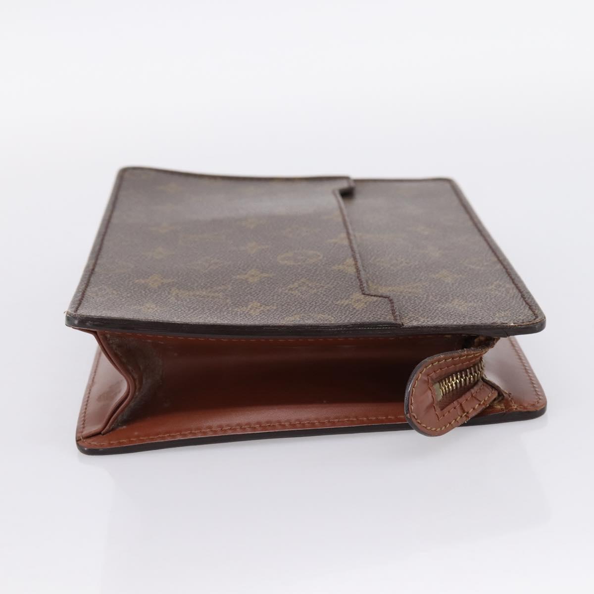 LOUIS VUITTON Monogram Pochette Homme Clutch Bag M51795 LV Auth 201275