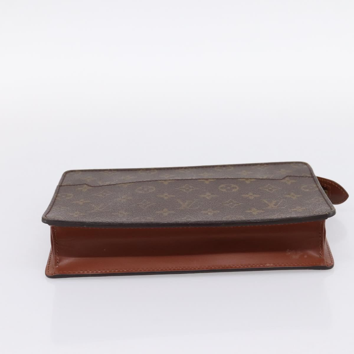 LOUIS VUITTON Monogram Pochette Homme Clutch Bag M51795 LV Auth 201275