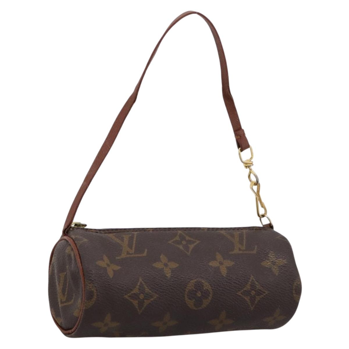 LOUIS VUITTON Monogram Papillon Pouch LV Auth 201276