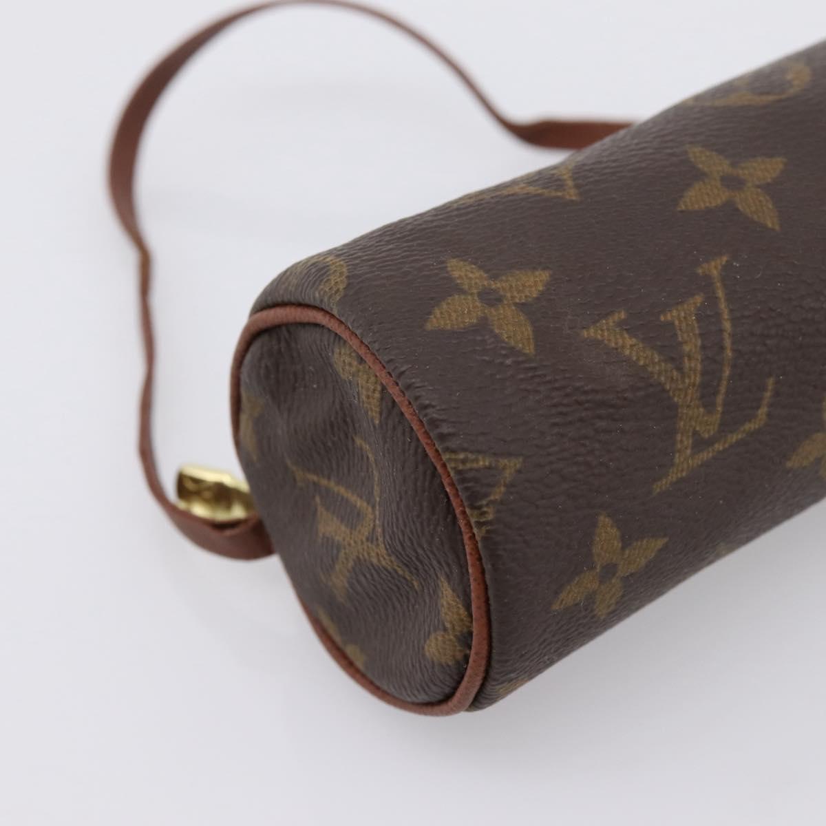 LOUIS VUITTON Monogram Papillon Pouch LV Auth 201276