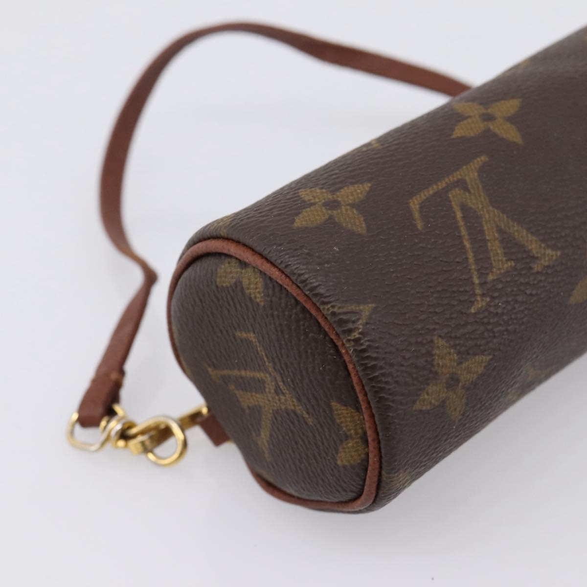 LOUIS VUITTON Monogram Papillon Pouch LV Auth 201276