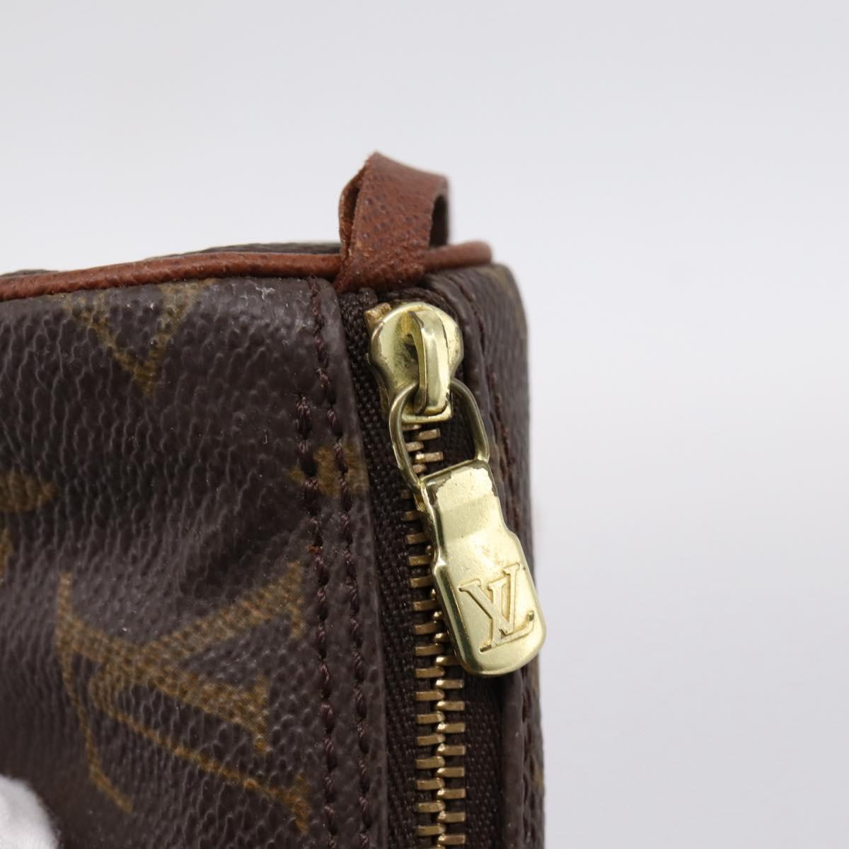 LOUIS VUITTON Monogram Papillon Pouch LV Auth 201276