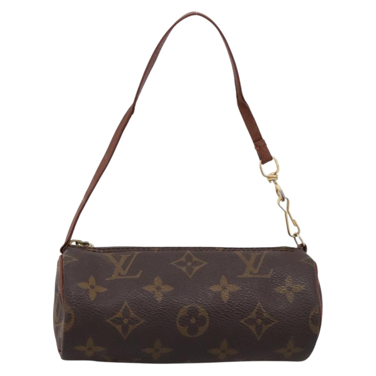LOUIS VUITTON Monogram Papillon Pouch LV Auth 201276