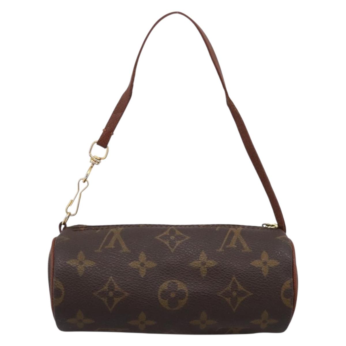 LOUIS VUITTON Monogram Papillon Pouch LV Auth 201276