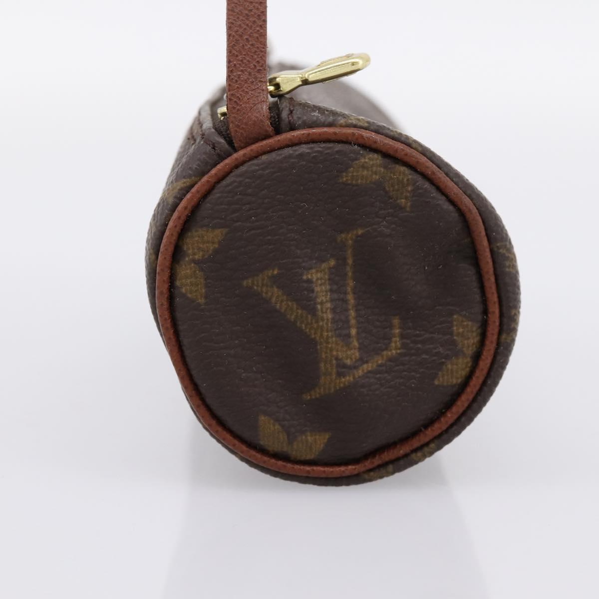LOUIS VUITTON Monogram Papillon Pouch LV Auth 201276