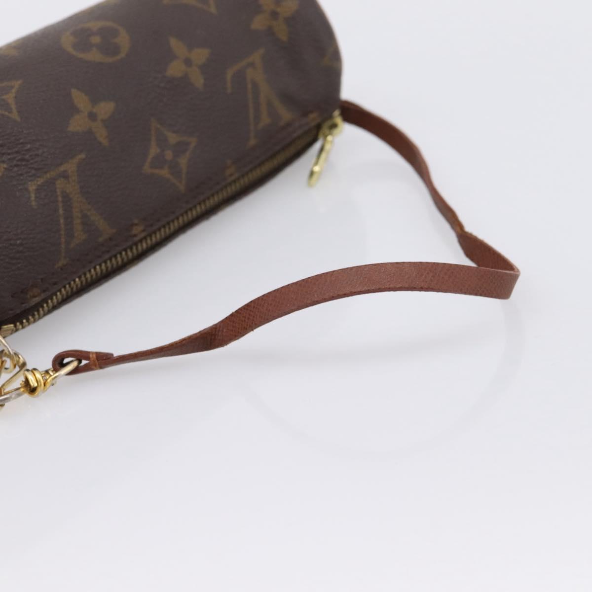 LOUIS VUITTON Monogram Papillon Pouch LV Auth 201276