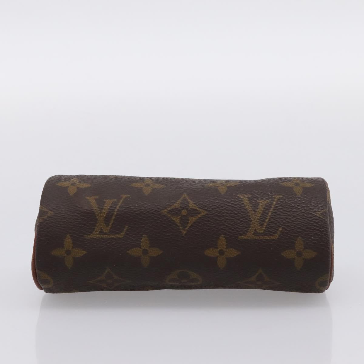 LOUIS VUITTON Monogram Papillon Pouch LV Auth 201276