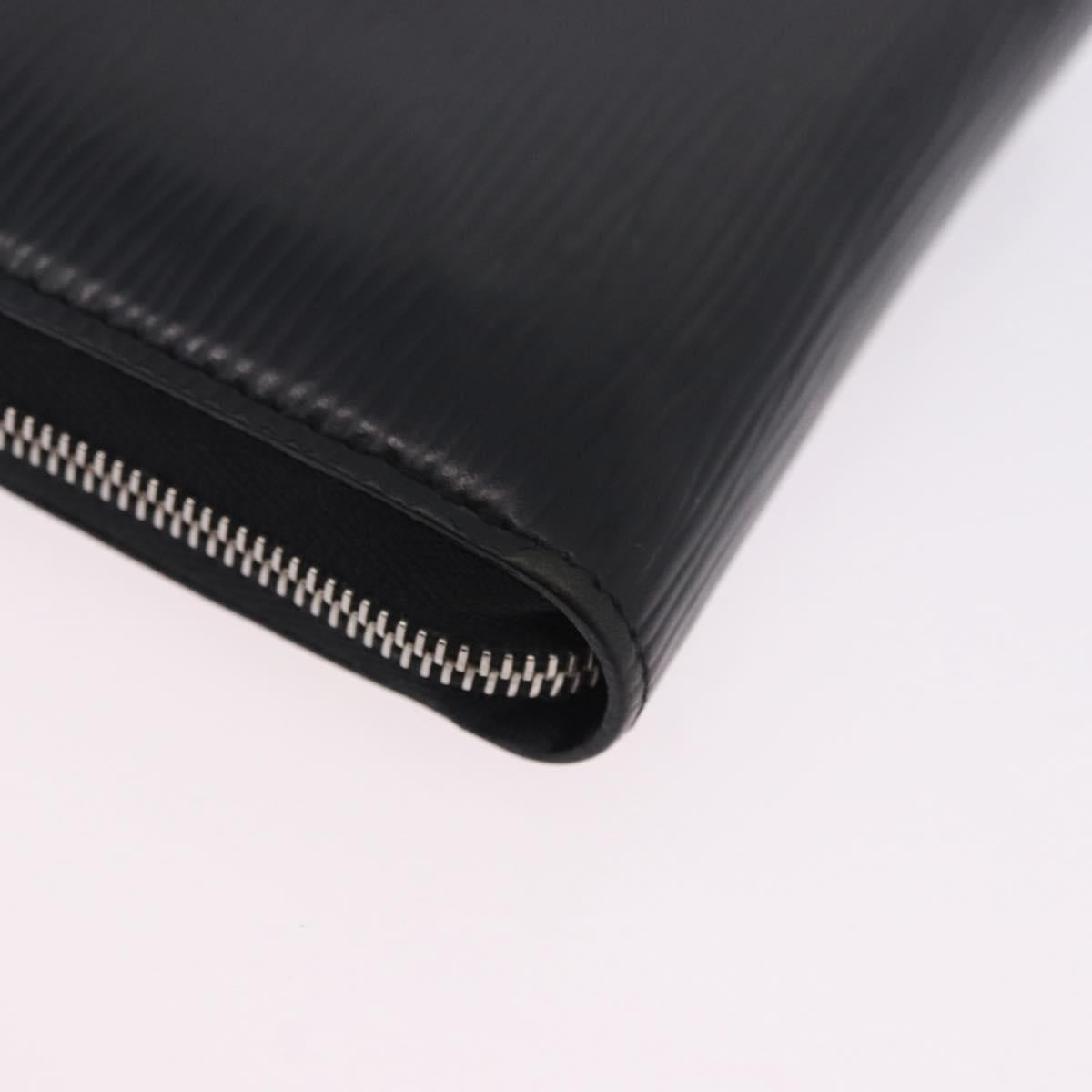 LOUIS VUITTON Epi Zippy Coin Purse Black M60152 LV Auth 201282A