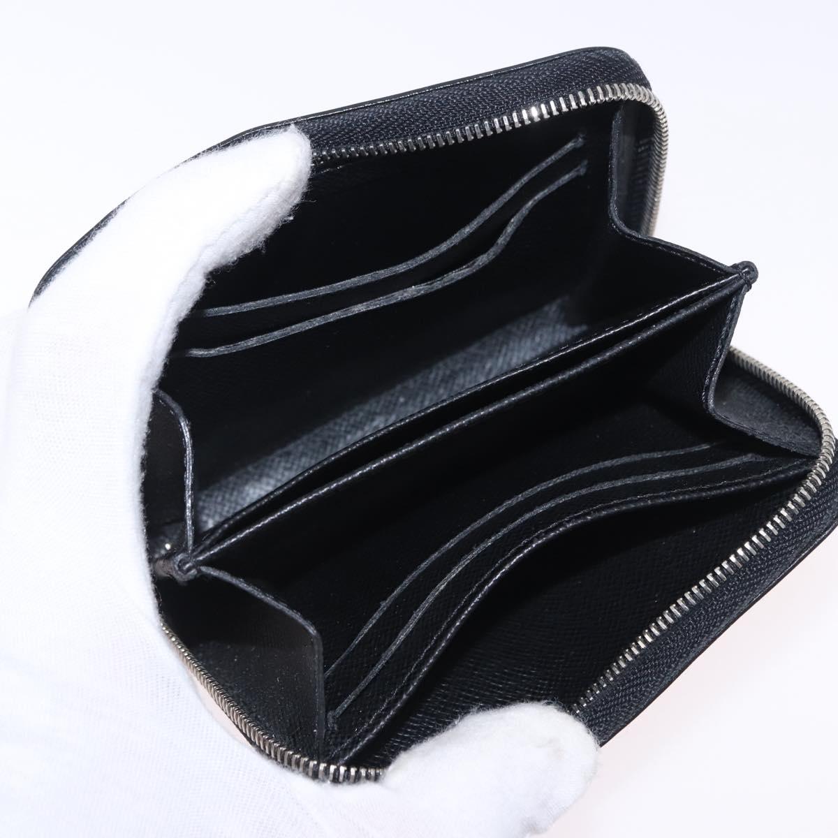 LOUIS VUITTON Epi Zippy Coin Purse Black M60152 LV Auth 201282A