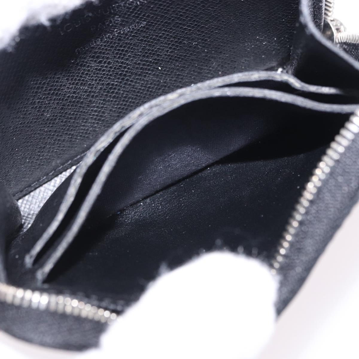 LOUIS VUITTON Epi Zippy Coin Purse Black M60152 LV Auth 201282A