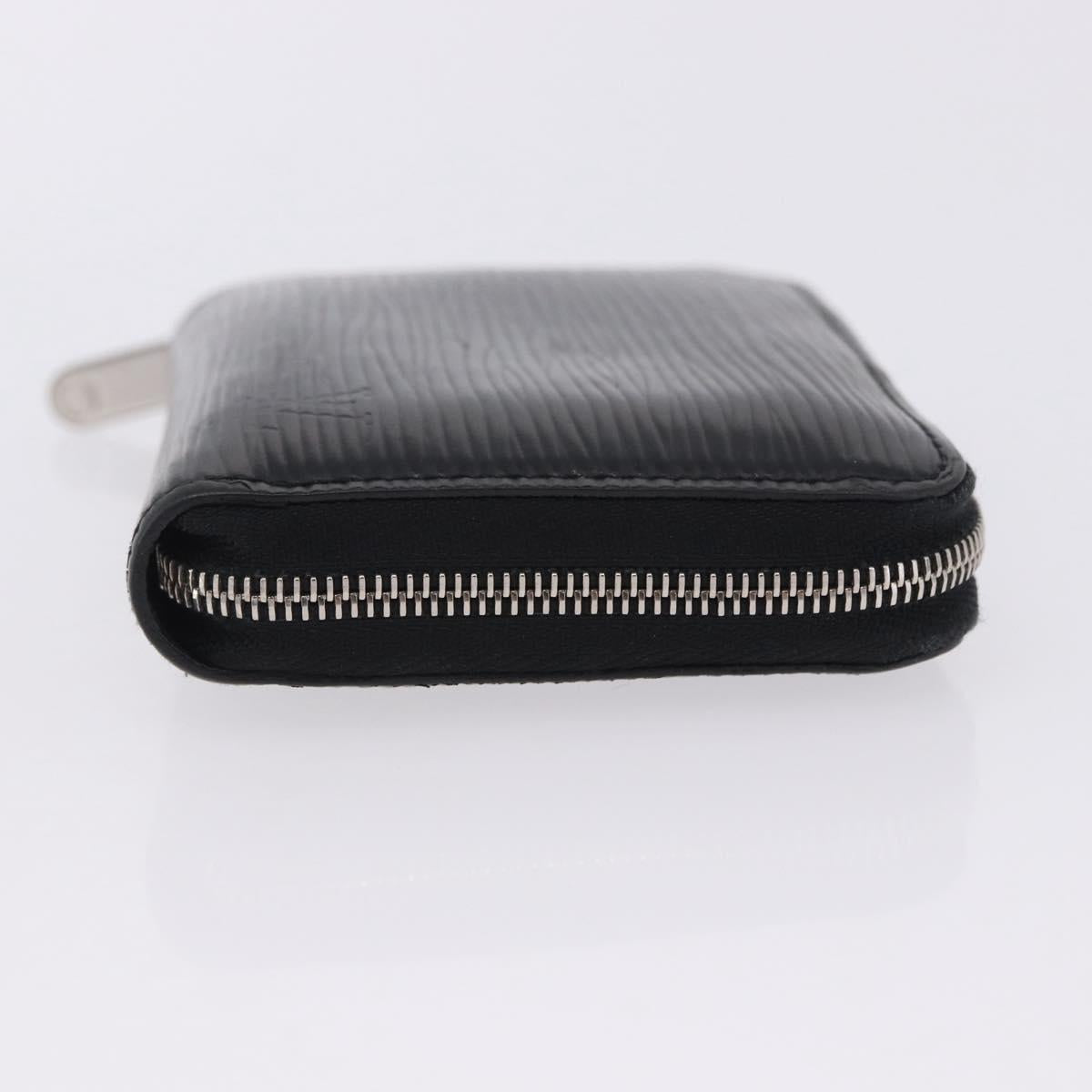 LOUIS VUITTON Epi Zippy Coin Purse Black M60152 LV Auth 201282A