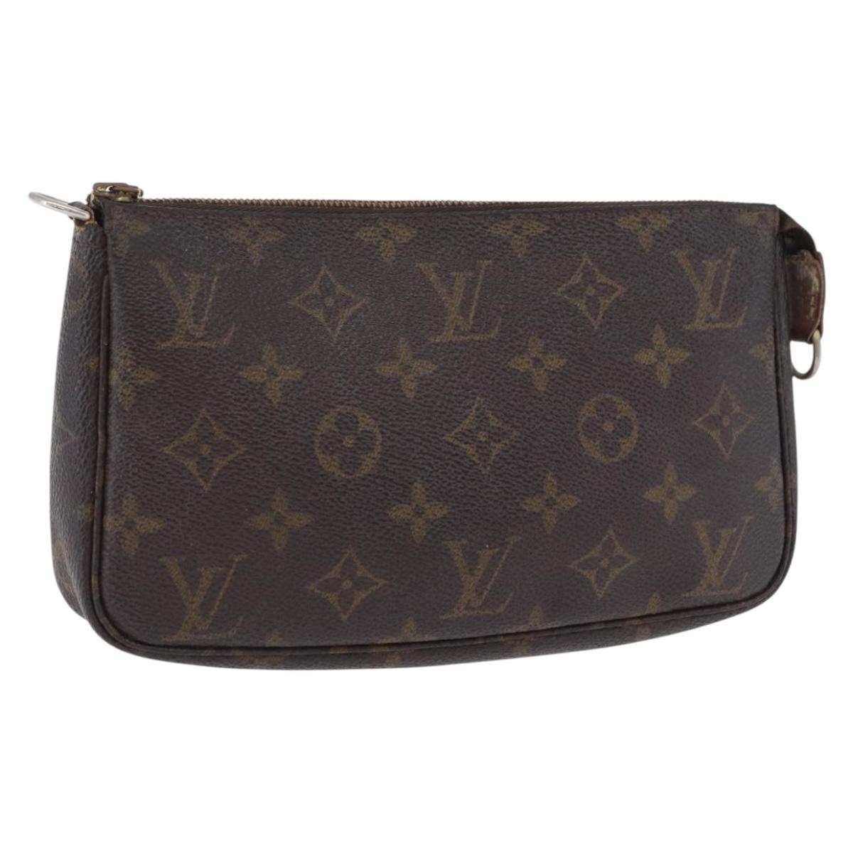 LOUIS VUITTON Monogram Pochette Accessoires Pouch M51980 LV Auth 201293