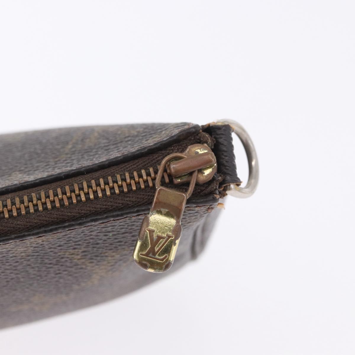 LOUIS VUITTON Monogram Pochette Accessoires Pouch M51980 LV Auth 201293