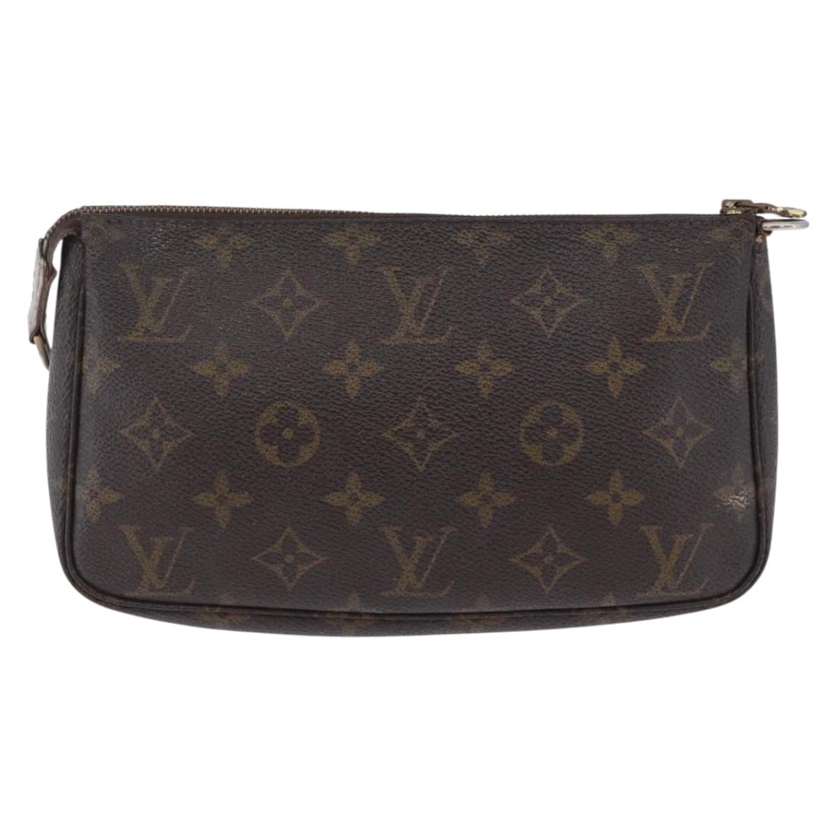LOUIS VUITTON Monogram Pochette Accessoires Pouch M51980 LV Auth 201293