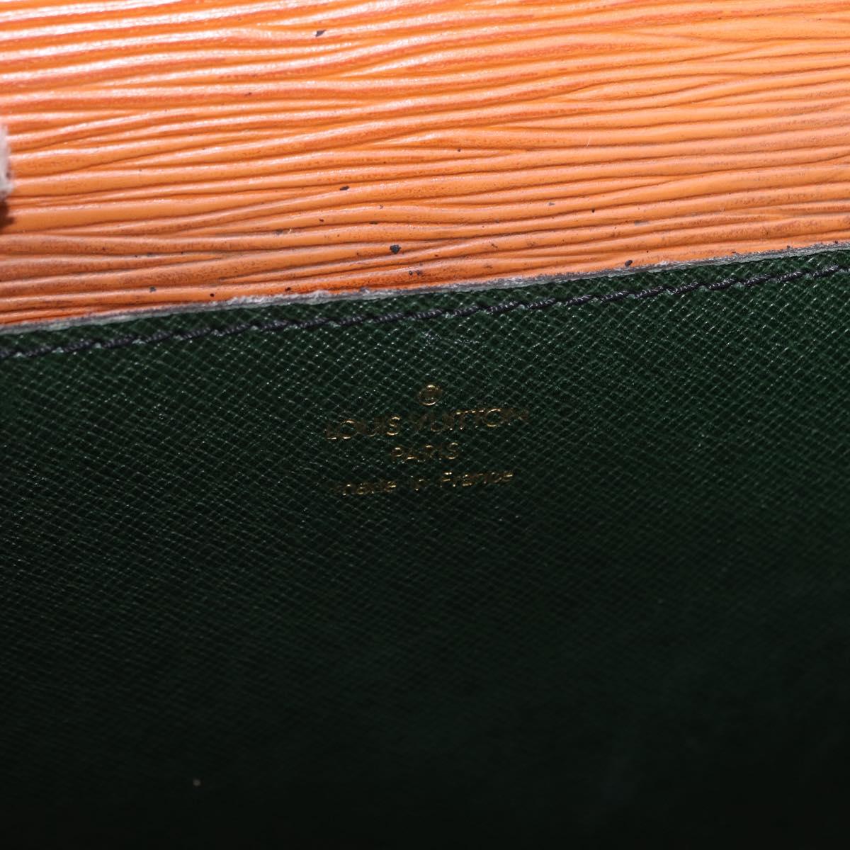 LOUIS VUITTON Epi Porte Documents Bandouliere Zipangu Gold M54468 LV Auth 201296